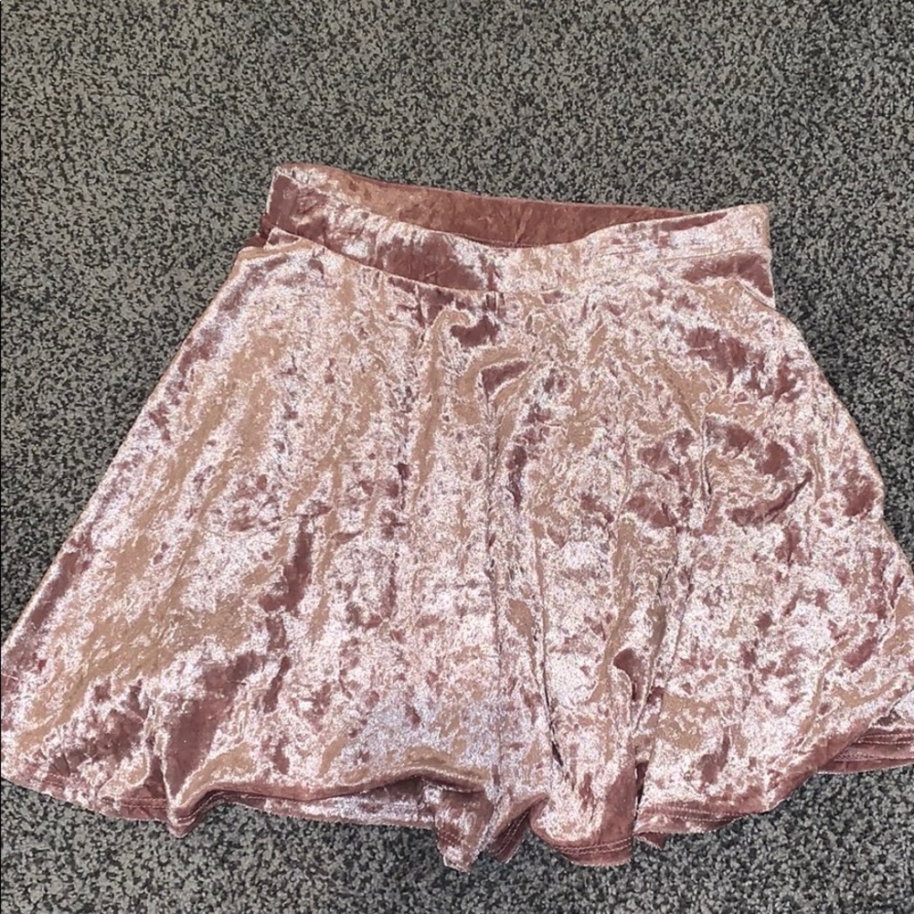 light pink skirt